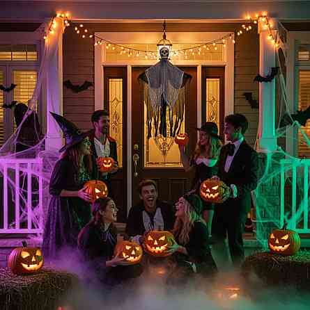 Декор підвісний "Привид з черепом" 80х55см SBR Київ