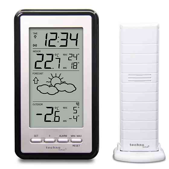 Метеостанция Technoline WS9130 Silver/Black (WS9130) Вінниця