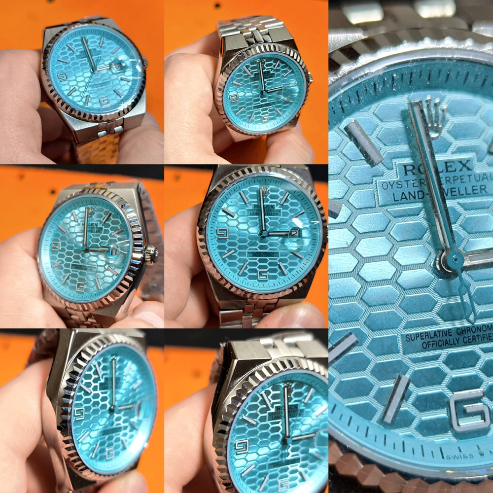 Чоловічий годинник Rolex Oyster Perpetual Land-Dweller Tiffany Blue Automatic Нові Харків - фото 2