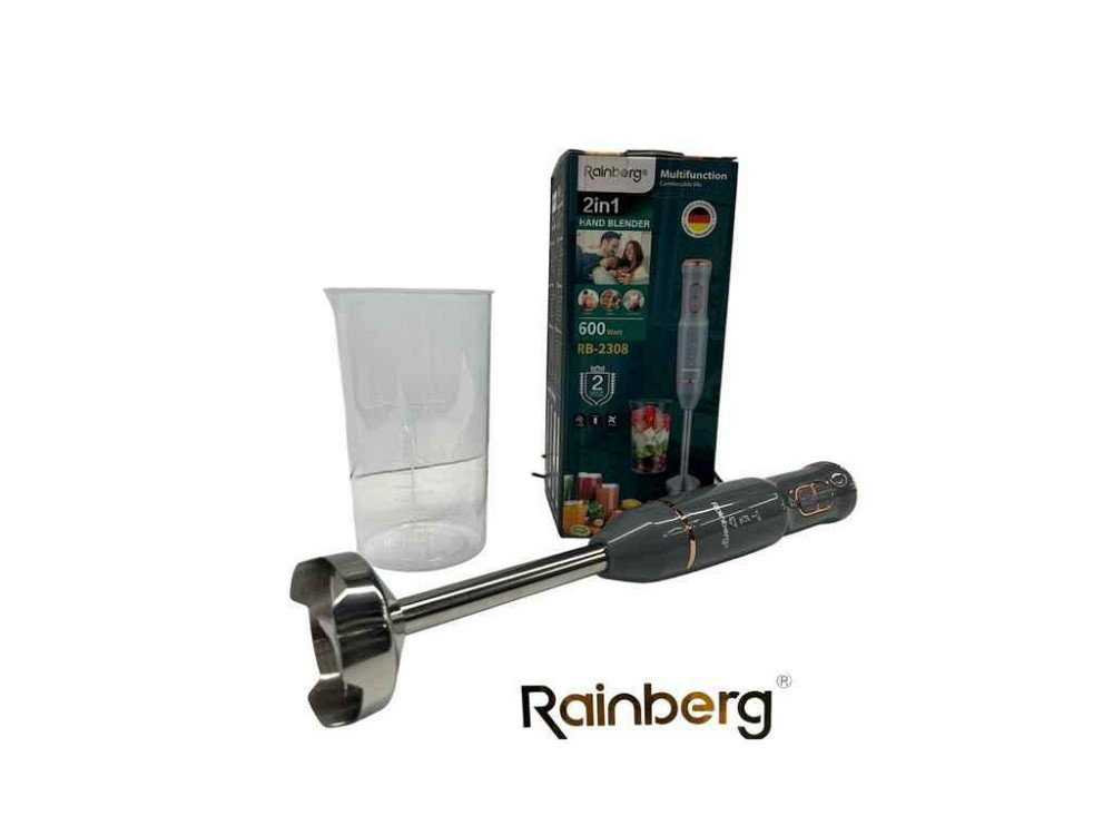 Блендер 600Вт 2шв погружной RB-2308 ТМ RAINBERG Киев - изображение 1