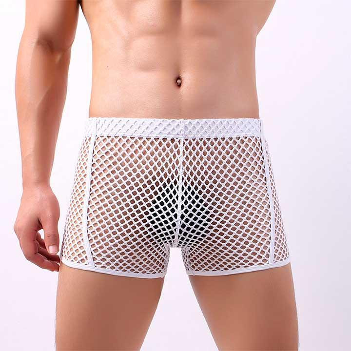 Чоловічі труси боксери в сітку "Clever-Menmode" - Білий - XL Вінниця - фото 4