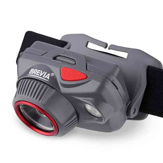 Ліхтар налобний Brevia 580Lm, Focus Control, 3xAAA, IP64 білий/червоний Львів