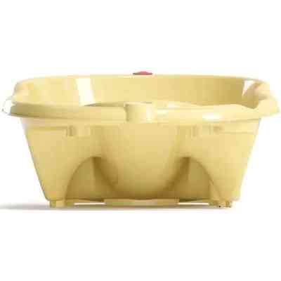 Ванночка Ok Baby Onda з анатомічною гіркою і термодатчиком, жовтий (38231300) Вінниця