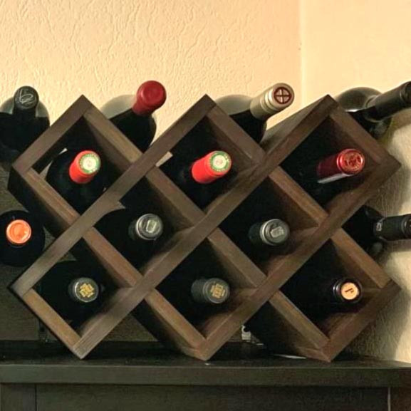 Настільна винна полиця "Ратон" капучино Миколаїв - фото 1