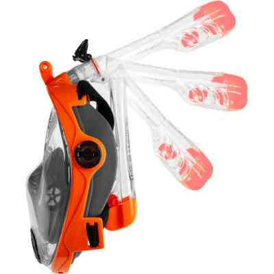 Маска для плавания Aqua Speed Spectra 2.0 9915 чорний, помаранчевий 247-75 S/M (5908217699152) Винница