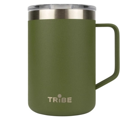 Термокружка Tribe Classic Mug 500 мл olive (T-FA-0033-olive) Винница - изображение 1