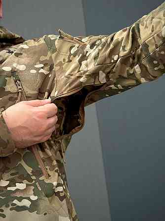 Весняний тактичний костюм софтшел мультикам, військова форма ЗСУ, бойовий комплект для служби та активного використання Львів