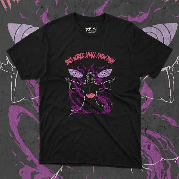 Футболка мужская с принтом Наруто Пейн Размер 48 Anime0296 Днепр - изображение 1