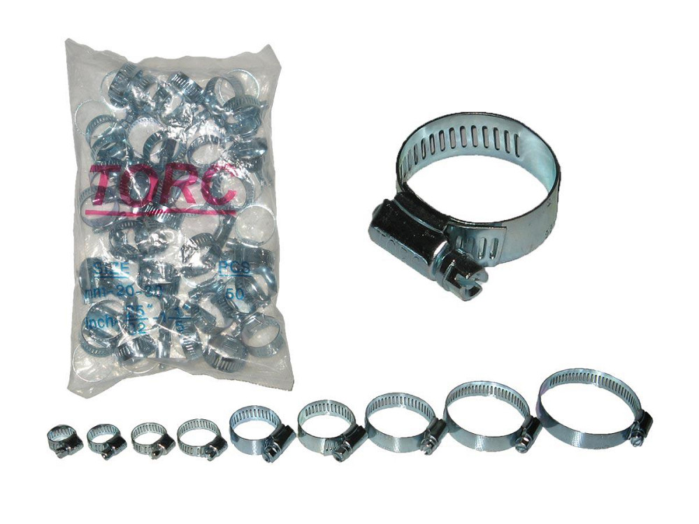 Хомут металл TORC 32-51 оцинковка (50шт) (упаков.) Винница - изображение 2