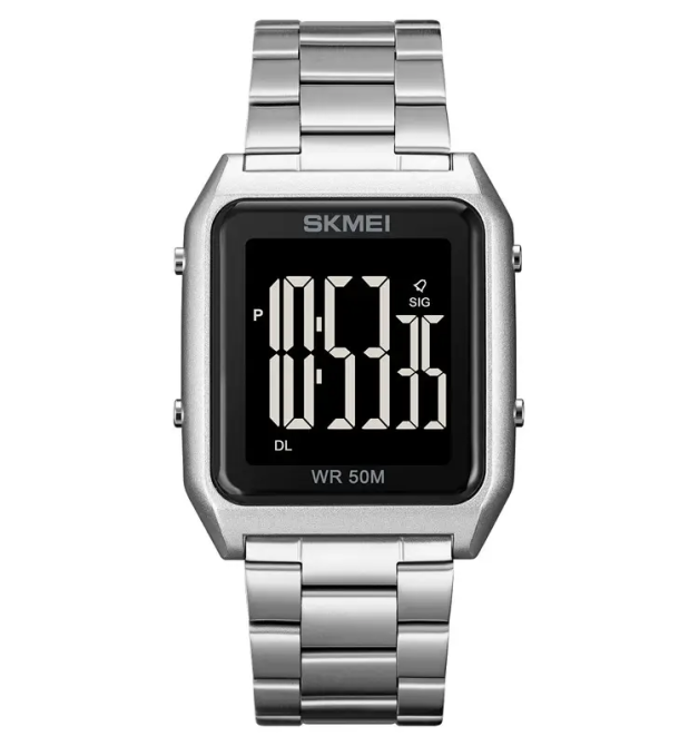 Чоловічий наручний годинник Skmei 1879 (Сріблястий) Вінниця - фото 2