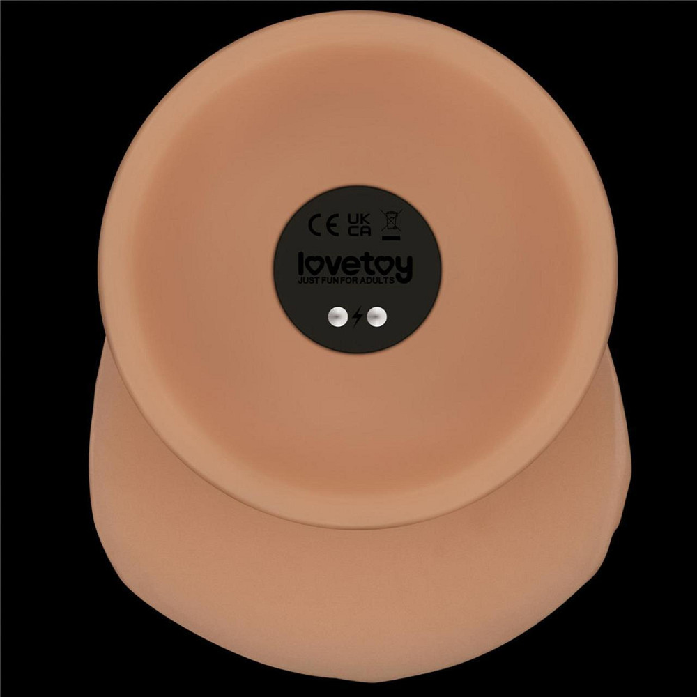 Реалістичний вібратор - Vibrating Power Basics Cock 8" Sex Aura Київ - фото 7