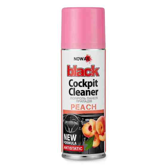 Полироль для панели приборов Nowax Cockpit Cleaner Spray Персик, 200мл Львов