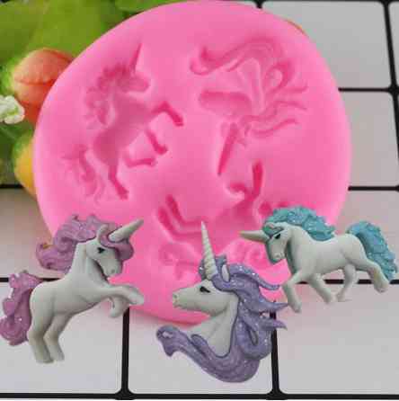 Молд Единорог 7 см розовый Киев