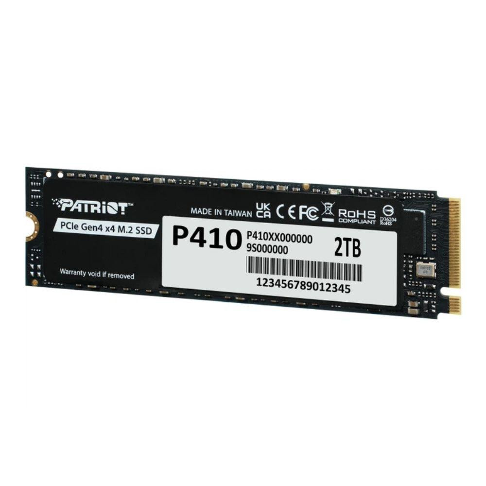 Накопитель SSD M.2 Patriot P410 2TB NVMe 2280 PCIe Gen4 x4 5000/4500 TLC Одесса - изображение 4