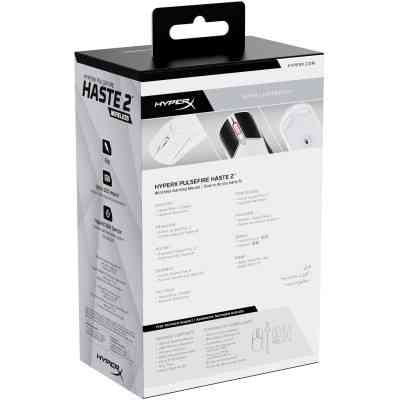 Мышка HyperX Pulsefire Haste 2 Wireless White (6N0A9AA) Винница