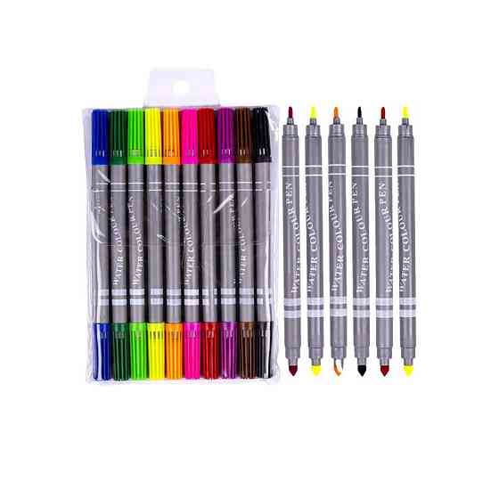 Дитячі Фломастери "Двосторонній" COLOR-IT 108-10F 10 кольорів Вінниця