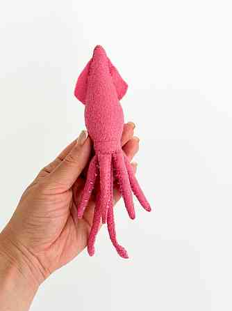 Мягкая фетровая игрушка кальмар ручной работы – безопасная развивающая игрушка Киев