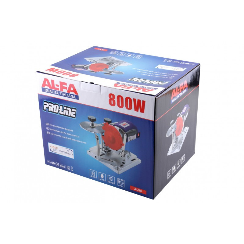 Заточувальний верстат AL-FA ALS8, 800 Вт, диск алмазний 103 мм, Італія Львів - фото 6