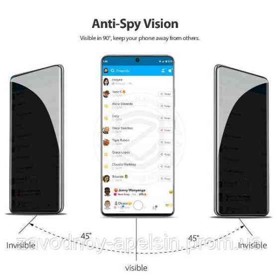 Гідрогелева плівка Samsung S22 S901 S22+ S906 (матова антишпигун) Одеса