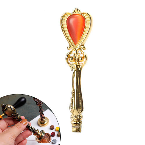 Ручка-тримач металева для сургучної печатки і штампа змінна рукоятка Київ - фото 1