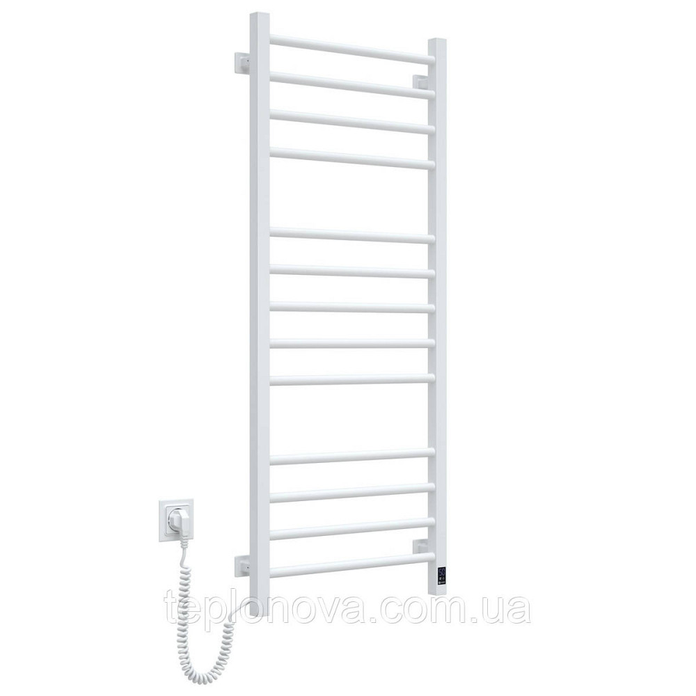 Сушарка для рушників електрична Navin Класик Квадро 500х1200 Sensor ліва біла Чернівці - фото 6