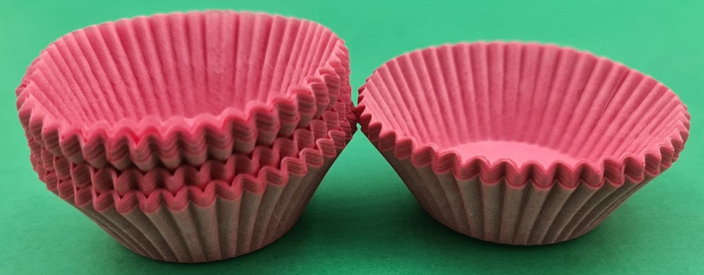 Тартолетка для чізкейк "Кругла рожева"D45 H26 (100шт)/6а/ (1 уп.) Харків - фото 1