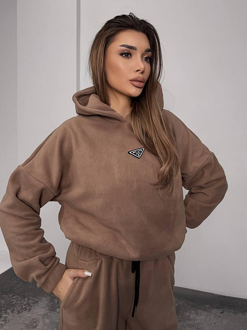 Женский теплый костюм, из флис полара L-XL, Мокко Одесса - изображение 8