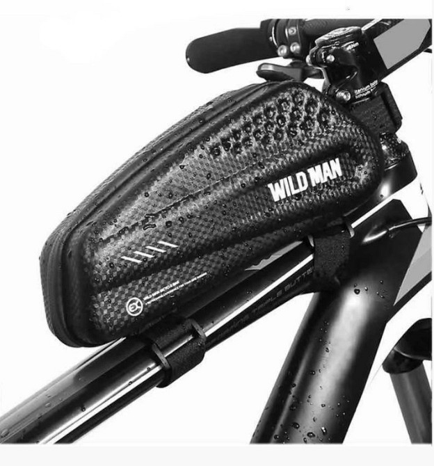 Велосипедна сумка на раму B-Soul чорна Бровари - фото 1