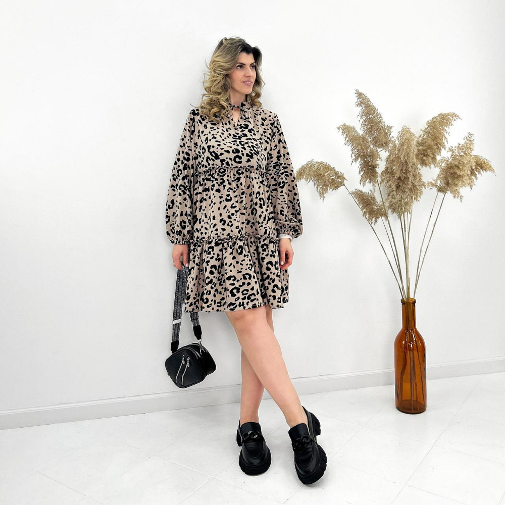 Легка жіноча сукня оверсайз "Lichi" оптом | Батал | Розпродаж моделі Київ - фото 9