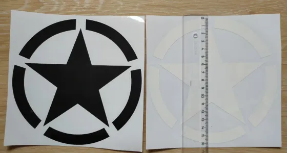 Наклейка на авто Звезда Киев