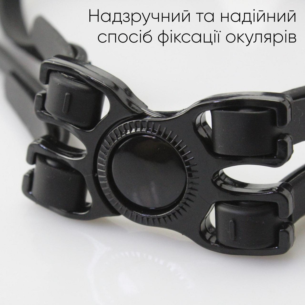 Окуляри для плавання Renvo Parma Уні Anti-fog Чорний Різнокольоровий OSFM (2SG500-0109) Київ - фото 4