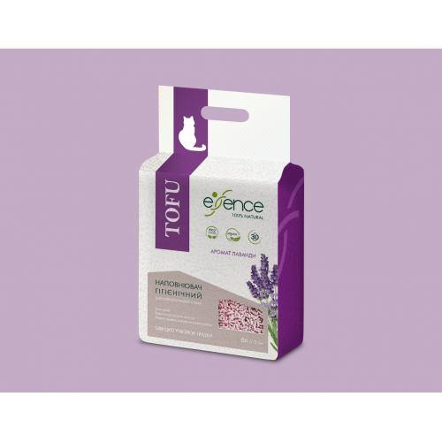 Наповнювач для котячого туалету Essence з тофу, з ароматом лаванди, 6 л Київ - фото 6