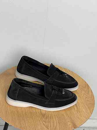 Arcoboletto Лофери жіночі Arcoboletto 910 чорні (весна-осінь, замша натуральна) (5366) 36р.37р. Коломия