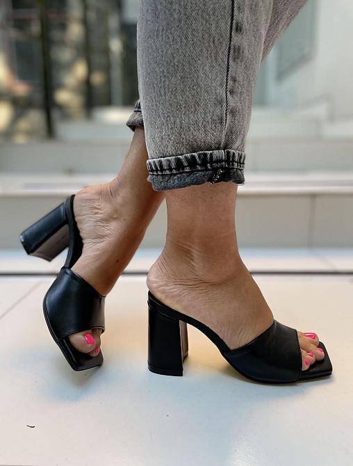 ARLEN Шльопанці жіночі ARLEN Ш-Амина чорні (літо, шкіра натуральна) (4878) Коломия - фото 6