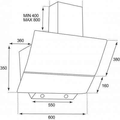 Витяжка кухонна Grunhelm GVN 1030 BX Вінниця