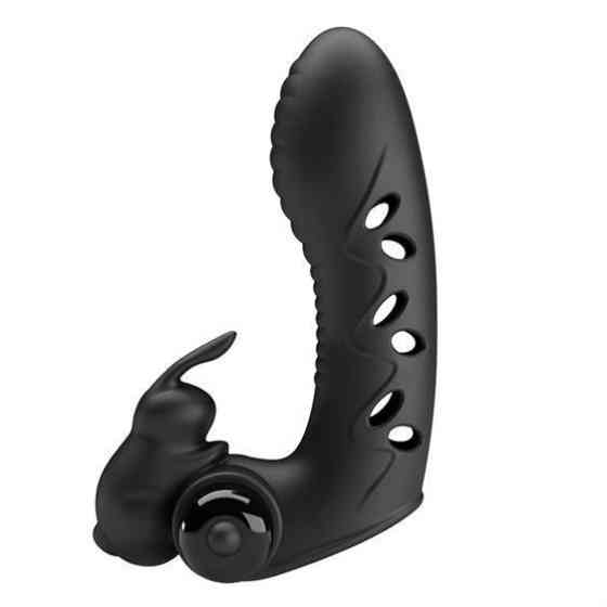 Насадка на палец - Pretty Love Vance Honey Finger Vibrator Black Sex Aura Киев