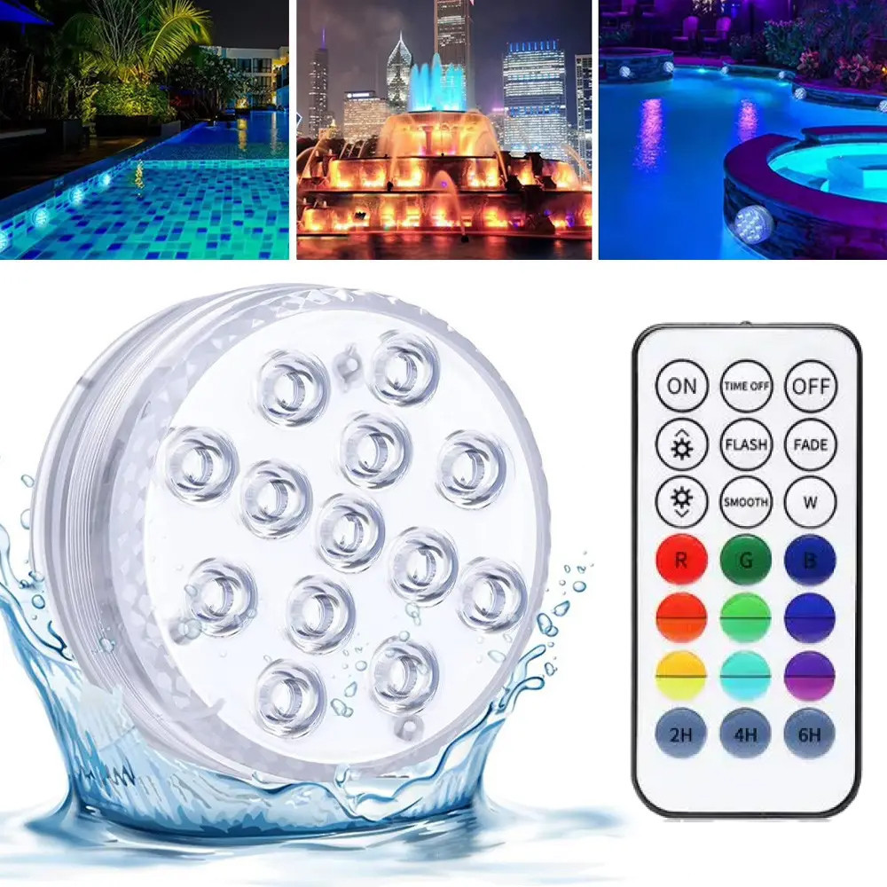 Водонепроникний RGB світильник з пультом, EL-2070 / Світильник для акваріума / Світлодіодне підсвічування Київ - фото 1