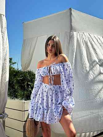 Женский стильный войлочный летний костюм софт Одесса