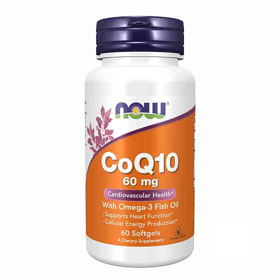 CoQ10 60mg with Omega-3 - 60 sgels Луцк