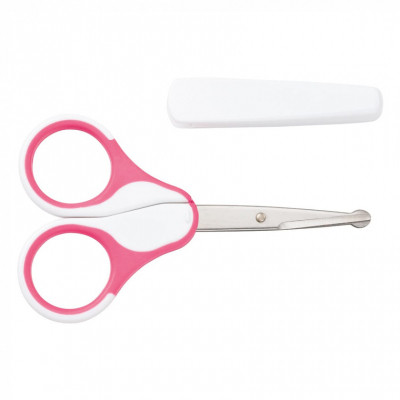 Детский маникюрный набор Baby-Nova ножиці безпечні з ковпачком рожеві (3965212) Винница - изображение 1