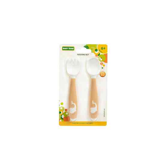 Дитячий набір для годування 6120 (виделочка та ложечка з гнучкою ручкою) Вінниця