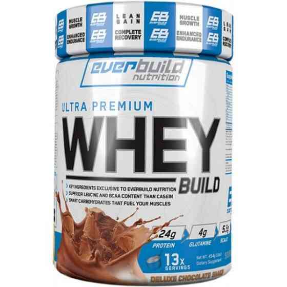Протеїн Everbuild Nutrition Ultra Premium Whey Protein Build 454 г, Mocha cappuccino Луцьк