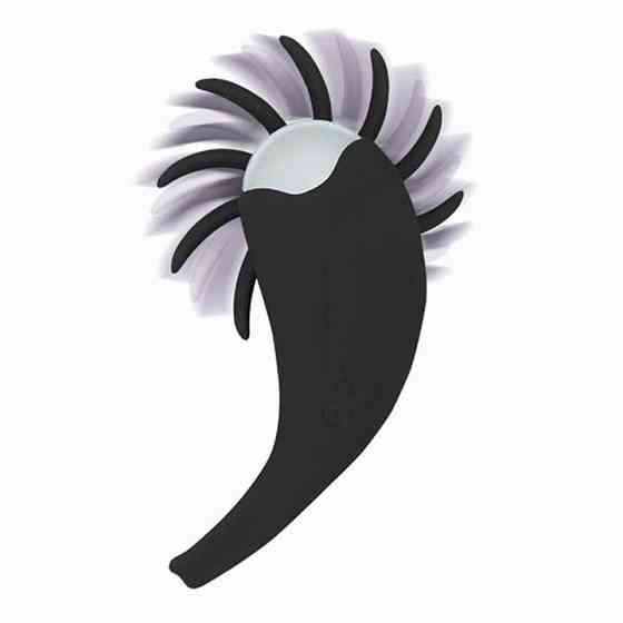 Виброкольцо с ротацией для стимуляции клитора 20 режимов Черный Винница