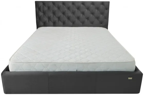 Кровать Двуспальная Coventry Comfort 180 х 200 см Missoni 009 С подъемным механизмом и нишей для белья Темно-серый Киев