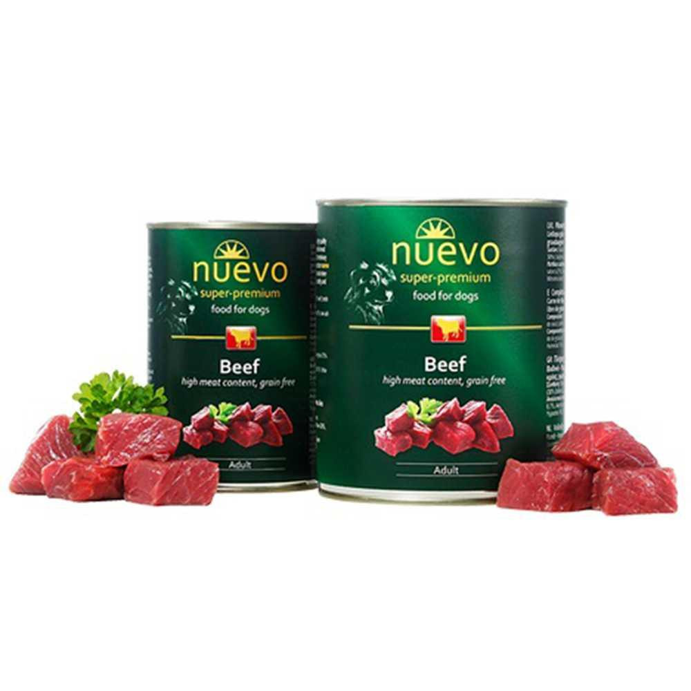 Nuevo Adult (Нуево Едалт) вологий корм консерви для собак з яловичиною 800 г х 6 шт. Запоріжжя - фото 2