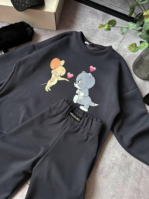 Женский трендовый зимний костюм Графит, 42/44 Одесса - изображение 6