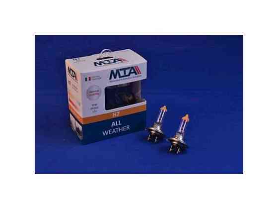 Автомобiльна лампа 12V H7 55W PX26D ALL WEATHER (2шт) ТМ MTA Київ