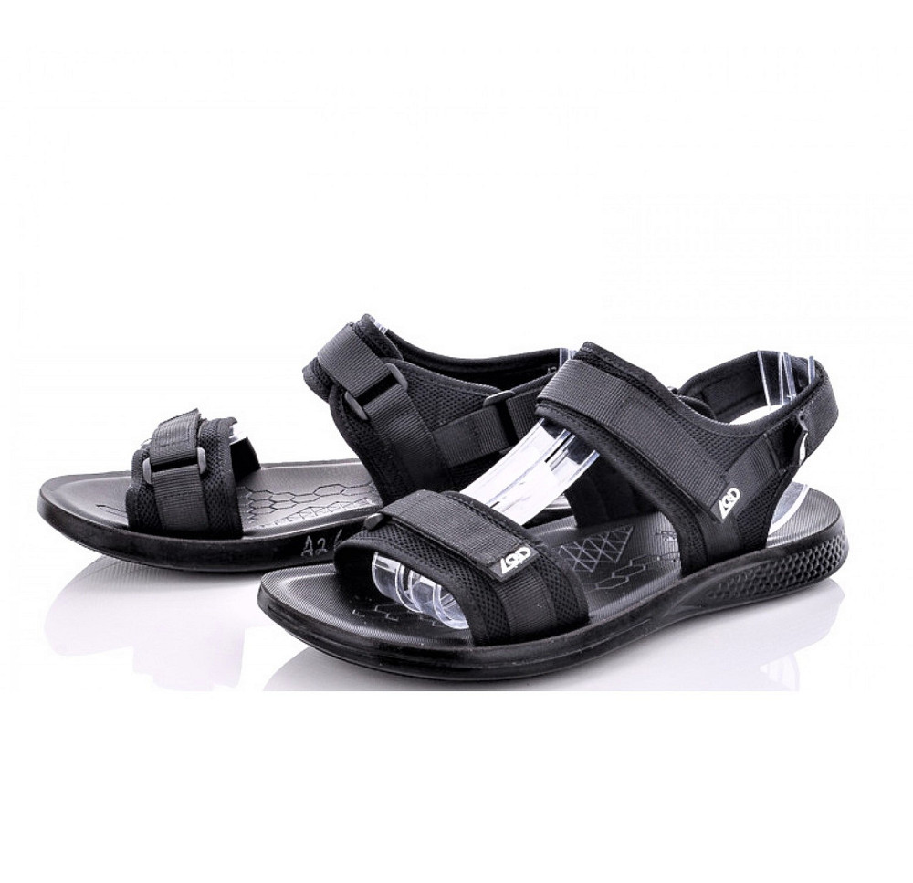 Чоловічі Сандалії Чорні Босоніжки на липучці (розміри: 40,41) - 26 Дніпро - фото 8