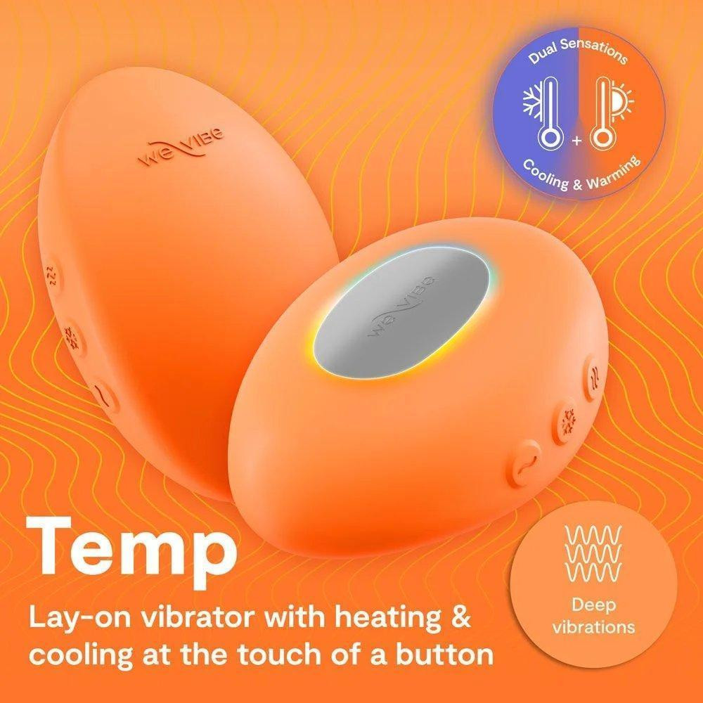Клиторальный вибратор We-Vibe Temp Tangerine с функцией нагрева и охлаждения, оранжевый Sex Aura Киев - изображение 7