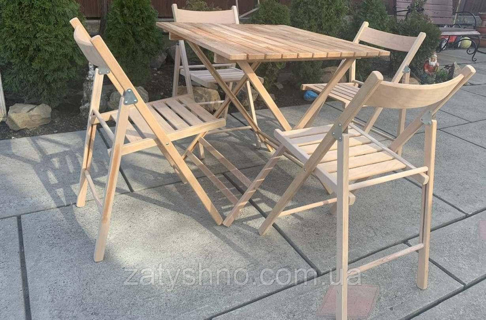 Набор складной мебели из бука Киев - изображение 10